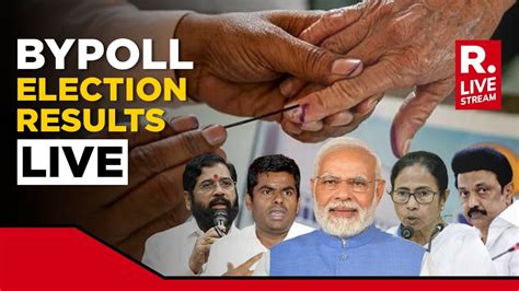 by-poll election results today live|Assembly Bypoll Results Live Updates: BJP wins four .